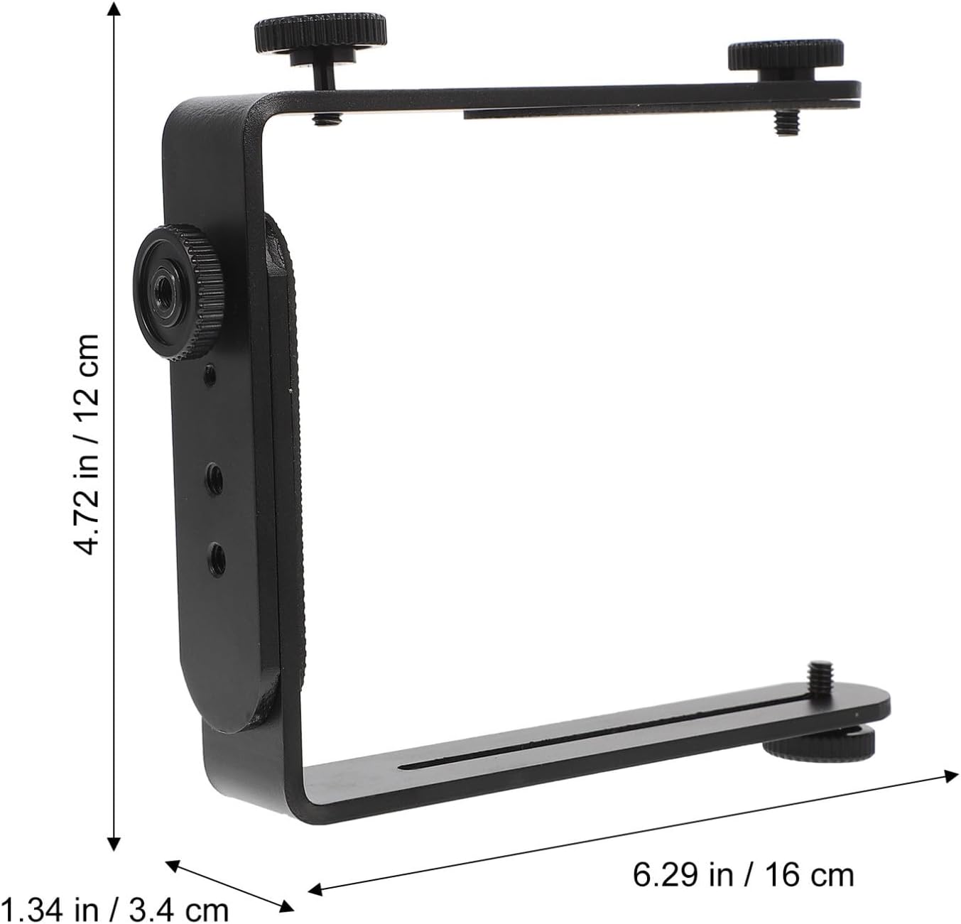 Veemoon -Bracket L-Shape Flash Light Bracket L Camera for Speedlight L-Shape Camera Holder DSLR L- Flash Light Holder for Camcorder image 2