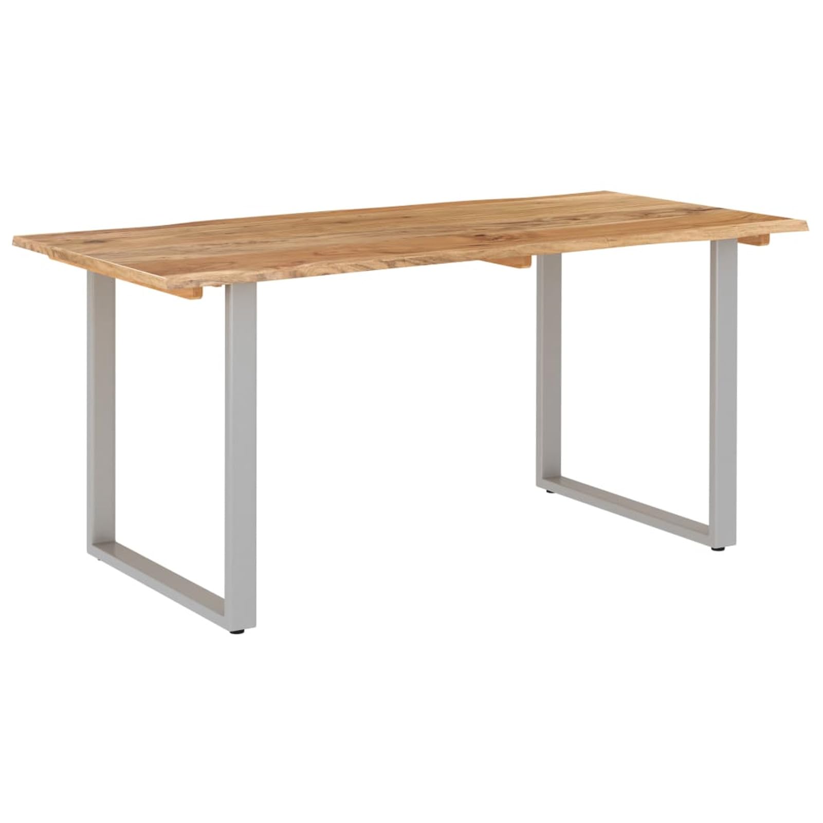 Brokky Mesa de Comedor de Madera Maciza de Acacia 154x80x76 cm Mesa Comedor mesas de Cocina Mesa de Salon mesas de Comedor