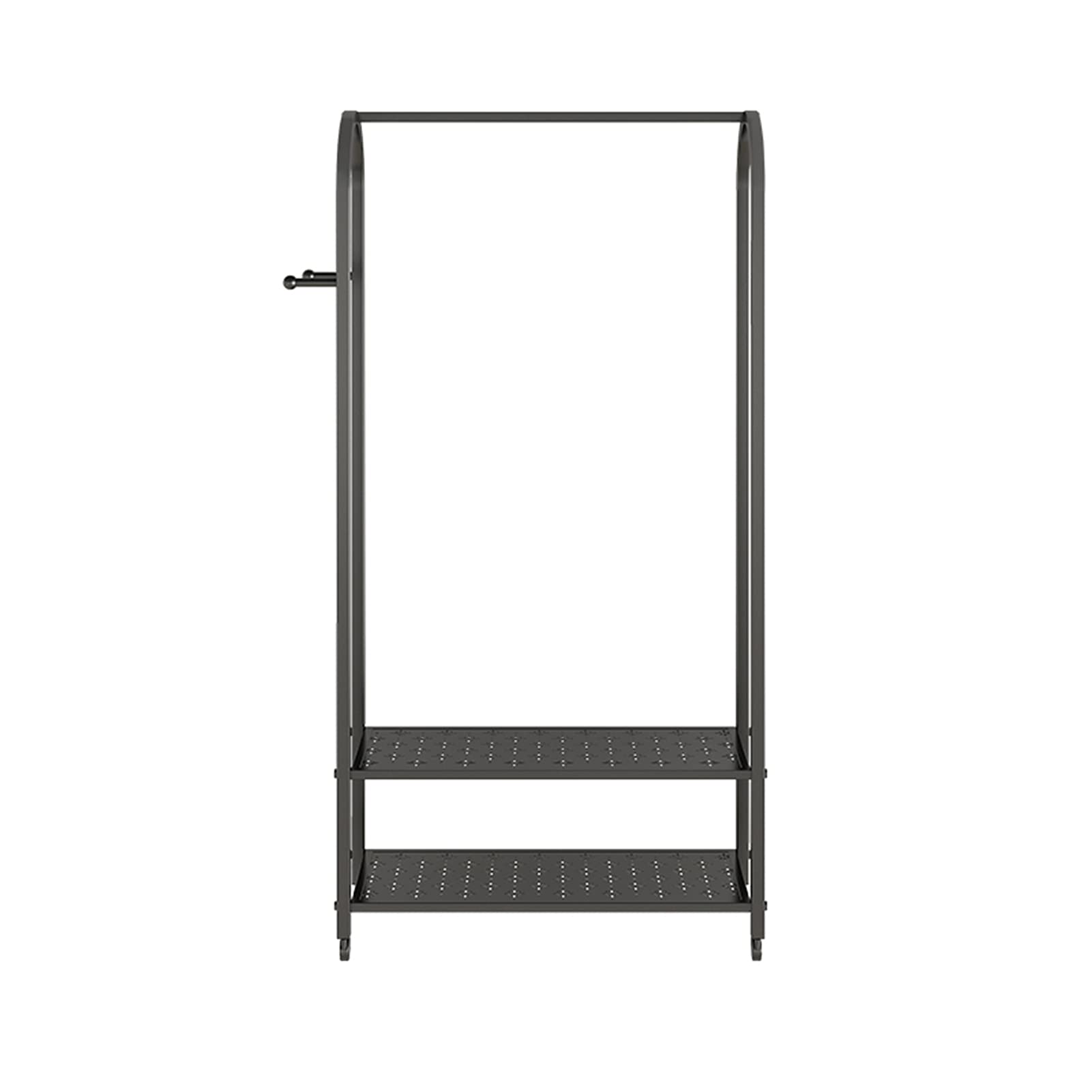 Meuble penderie vêtements en métal noir 160cm de hauteur pour magasin