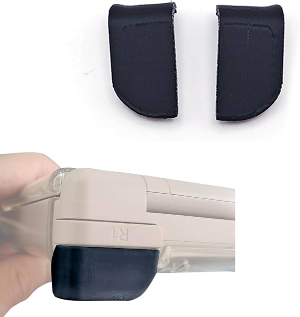 2 Piezas Keycaps Cubre Botones para Consola Ayn Thor, Reducen la Fatiga al Jugar (Negro)