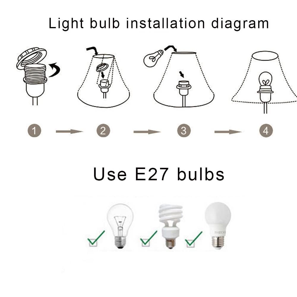 Tischlampe Moderne E27 Nachttisch Lampen, weiße Stoff Lampenschirm Schreibtischlampe, Keramik Nachttisch Lampe Schlafzimmer Dekoration Studie Leselampe, Grün