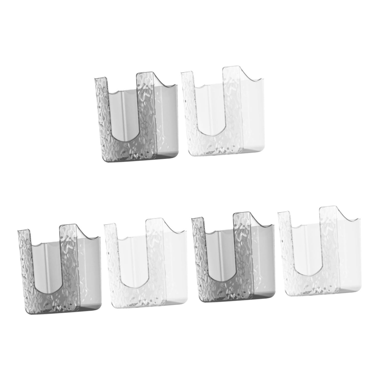 Ciieeo 6 STK Taschentuchbox für die Wand Küchentücherhalter Klopapierhalterung Halter für Badezimmertücher papierhandtuchhalter badzubehör Wischbehälter Küchenrollenhalter das Haustier