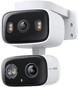 Tapo C246D - Câmera de Segurança Externa & Interna Wi-Fi 2K 3MP 360°, Visão Noturna, Detecção de Movimento IP65 TP-Link