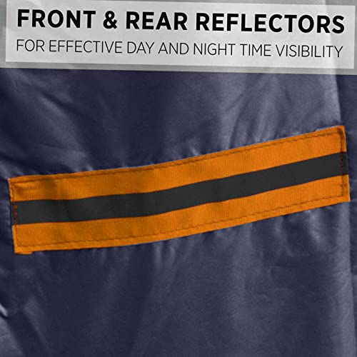 ERYUE Tampa contra poeira do carro,Capa de carro capas de sedan completas com faixa reflexiva proteç