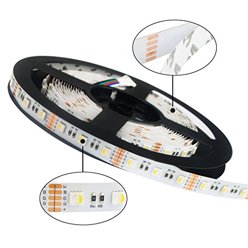 ALED LIGHT® Striscia LED 5M RGBW(RGB+ Bianco