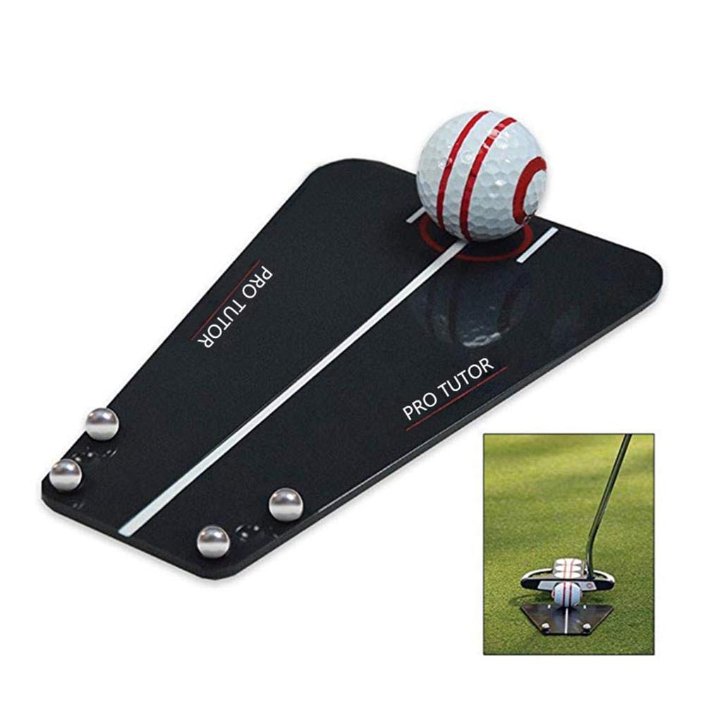 SmarTopus Golf Putting Tutor with Free Zipper Case, Swing Trainer, Putting Mirror Alignment Training Aid for Indoor Outdoor (AIR Ship 10 Days)