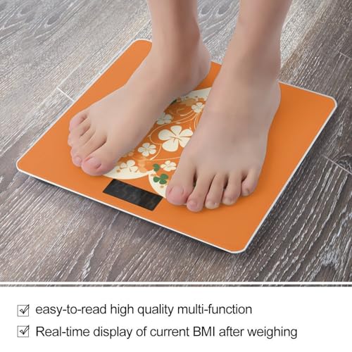 Báscula de baño digital con pantalla LCD grande miniatura 5