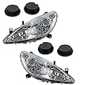 ATEC Germany 2x Hauptscheinwerfer vorne links + rechts Frontscheinwerfer, Kompatibel mit PEUGEOT 307 (3A/C), 307 Break (3E), 307 CC (3B), 307 SW (3H)