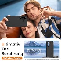 HuwaiH Handyhülle für Samsung Galaxy A17 Hülle, Anti-Schock, Upgraded Kameraschutz, Antikratzer, Anti-Rutsch Schutzhülle, Unterstützt kabelloses Laden, Anti-Fingerabdruck Case für A17(schwarz) – Ansicht 7