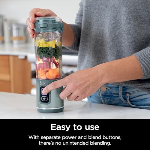 Ninja Blast Portable Blender & Accessories, 18oz, Soft Sage, CL155ASG - image 6