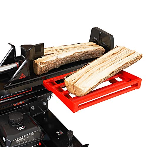 Xtremepowerus 65068 Dual Position Log Splitter W/Catcher Gas 196Cc 25-Ton Hydraulic Wood Firewood Cutter Machine #TOP3