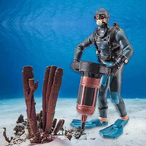 Saiemnooet Deep Sea Animal Scuba Diver Figurines Swimmers Figures Figurines Mini Plastic Model Education Toy Bath Toy For Kid Children Cake Topper Deco #TOP3