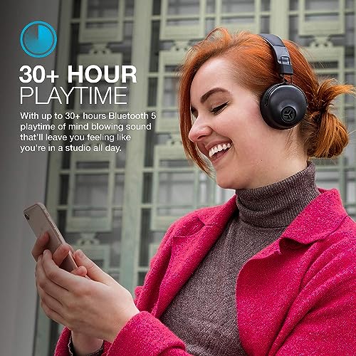 JLab, Studio, Wireless On-Ear Headphones, Bluetooth, Foldable, Built-in Mic, Black by JLab - Image 6