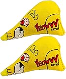 Yeowww! 2 Pack of Chubby Mouse Catnip Cat Toys, 3.5 Inch, Made in The USA