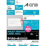 エーワン ラベルシール インクジェット A4 10面 100シート 28940
