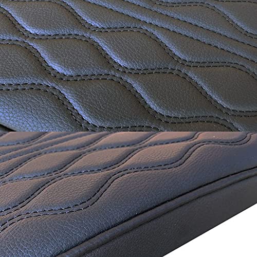 Leather Car Armrest Box Pad, Car Center Console Cover Pad Leather Auto Armrest Cover, Car Armrest Cushion Pad, Center Console Mat, Universal Arm Rest Cushion Pads For Suv/Truck/Vehicle (Black) #TOP7