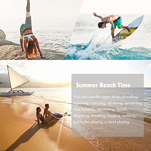 Schwimmschuhe Unisex Damen Herren Strandschuhe Aquaschuhe Badeschuhe Wasserschuhe Barfussschuhe Surfschuhe Sommer für Yoga, See, Strand, Garten - Image 5