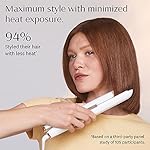 T3 SinglePass StyleMax Professional 1" Ceramic Flat Iron with Custom Heat Automation, 9 Heat Settings, Longer Ceramic Plates, for Straightening, Waving, Curling & Styling - Image 4
