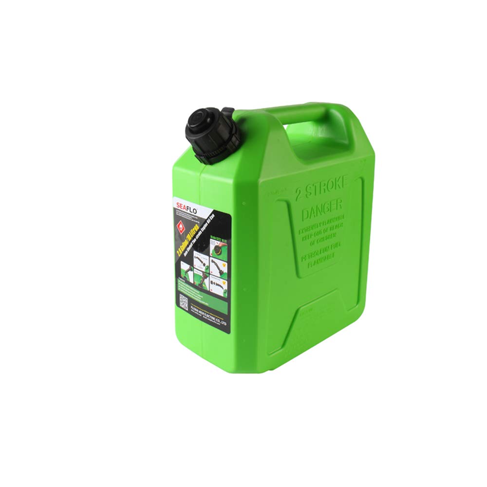 Buy Fuelmate 10 Liter Green Plastic Jerry can with Integrated Spout, 11