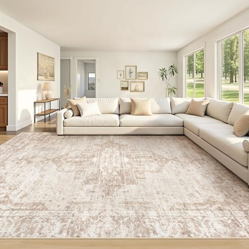 10x14 Area Rugs Washable Rug: Large Vintage Living Room Rug