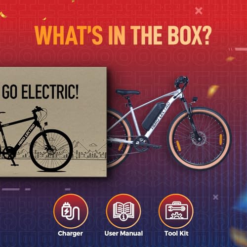 Image of Hero Lectro Y3+ 27.5T 7 Speed Electric Cycle | 250W Motor | 7.8Ah Battery | Speed Upto 25 Kmph | Range Upto 40 KM on PAS | External Battery | 98% Assembled Cycle | Silver