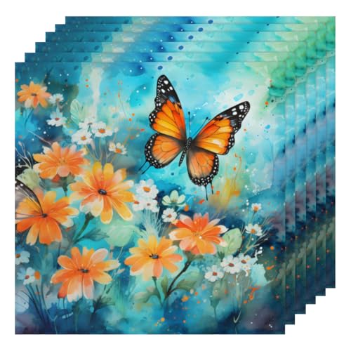 Servilletas de tela pack de 6 multicolor cuadradas 50.5x50.5cm miniatura 1