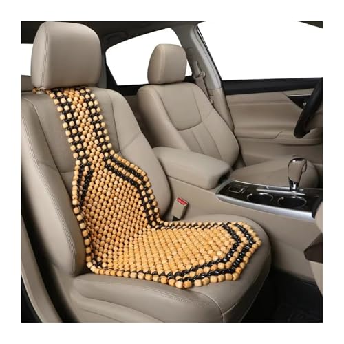 Fundas de asiento coche con cuentas de resina, respaldo universal elegante y antideslizante