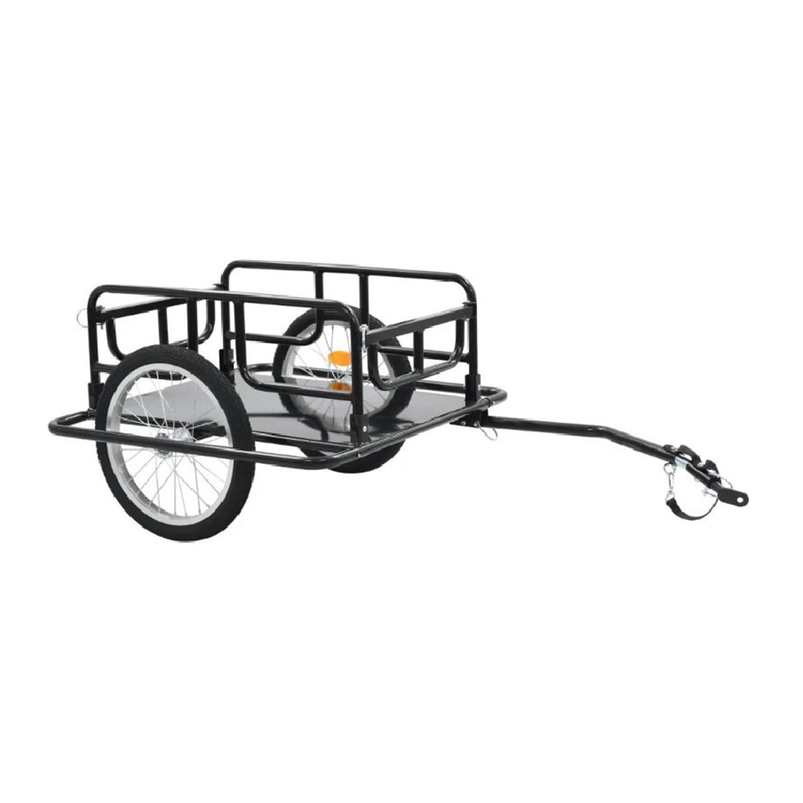 Remorque Cargo Pliable 88lb, Porte‑Animal, Chariot de Camping | Cadre Alliage Alu,Attelage Universel,Pliable Rapide – Idéal Animaux, Courses,Camping