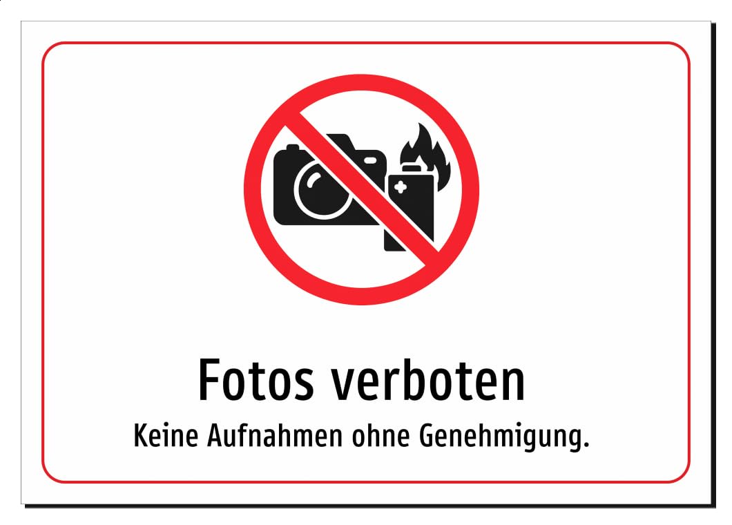 36254-DE-S-13 | Fotos verboten - Keine Aufnahmen ohne Genehmigung
