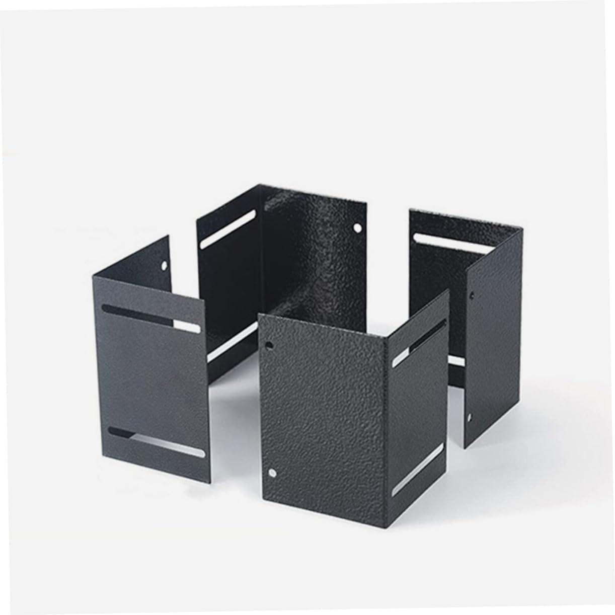 2sets Mailbox Post Protector Heavy Duty Base for Deck and Railing Posts and Easy to Install for Mailbox Support and Fence Applications