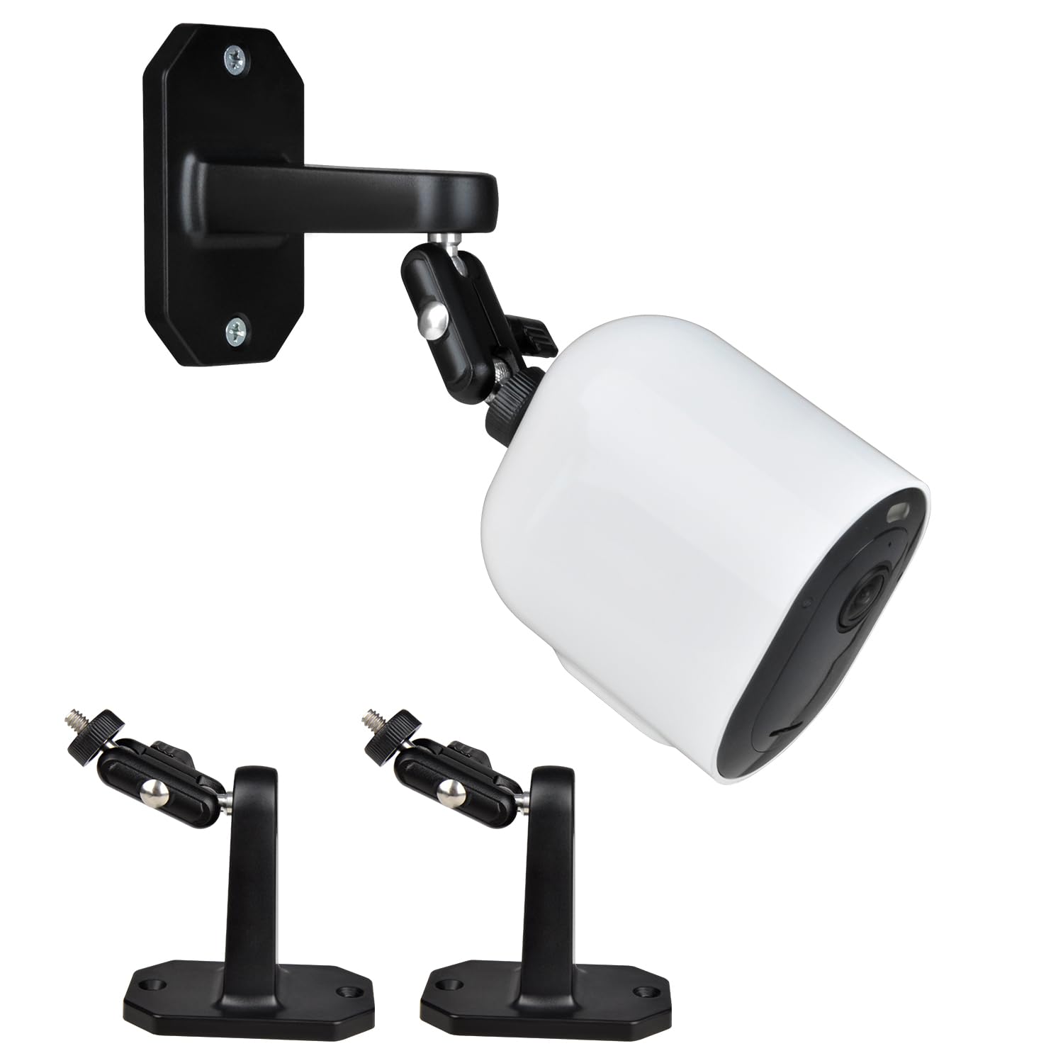 2 Pack Wall Mount for Arlo Pro/Pro2/Pro3/Pro4/Ultra/Ultra2/Essential Spotlight Camera, 360-Degree Adjustable Indoor/Outdoor Mounting Bracket for Your