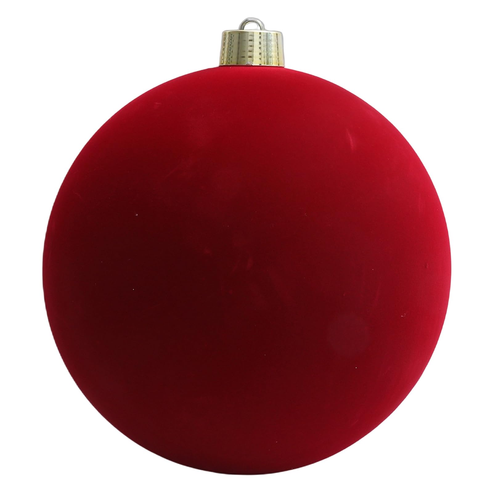 NMFLAB Christmas Baubles Shatterproof Velvety Christmas Ball Ornament for Tree Door Handle Mantels Holiday Decoration Blanketed Ornamentation