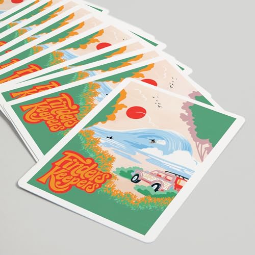 Lantern Press Secret Surf Spot - Naipes Póker 52 cartas miniatura 5
