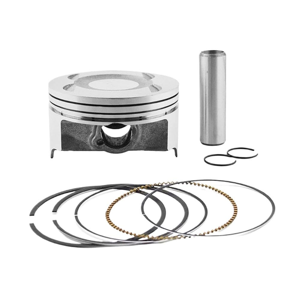 Kit de Anillos de Pistón para Motor de Motocicleta 78 mm Compatible con Kawasaki KL250 1997-2010 Repuesto para 13001-1492 13008-1177