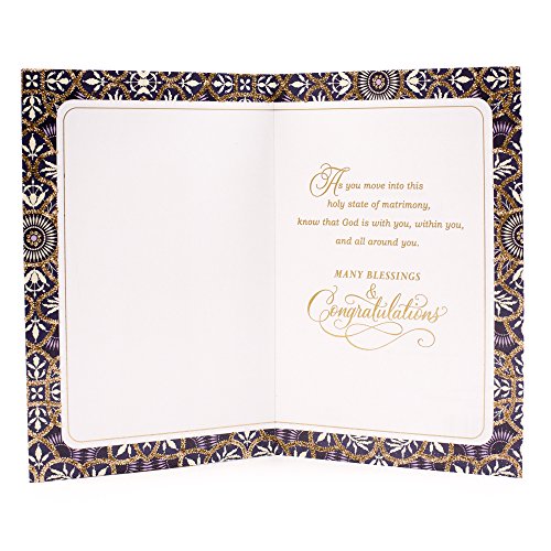 Hallmark Mahogany Religious Wedding Greeting Card (Written In Heaven) #TOP1