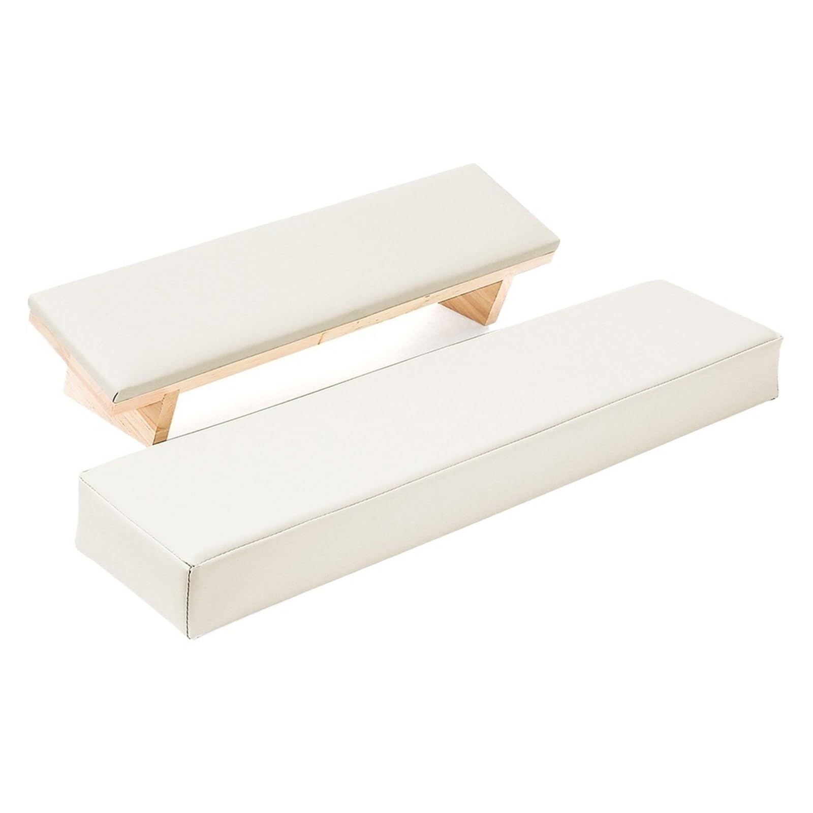Cojín para las manos y reposabrazos para manicura, Reposabrazos for uñas, 2 uds., almohada Multicolor for reposamanos, soporte for biselado, cojín for reposapiés(Milk yellow)