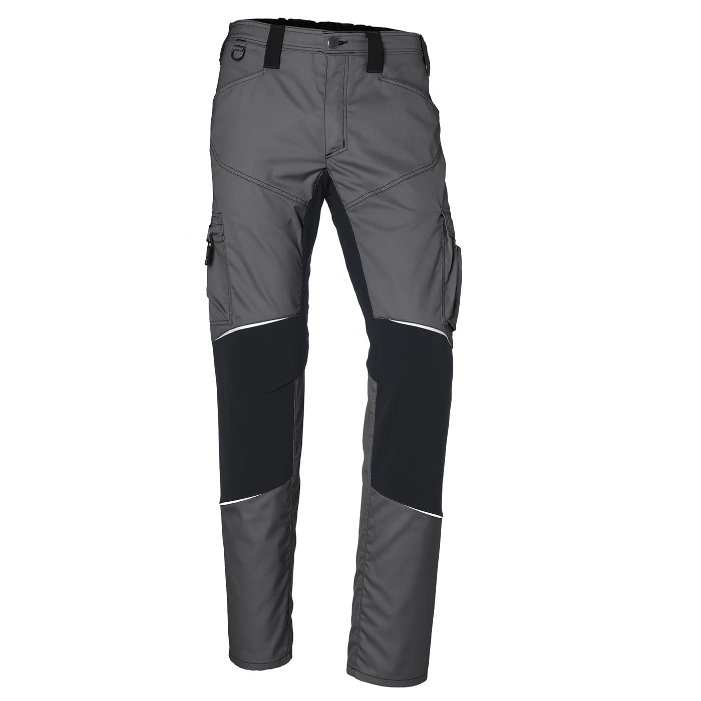 KÜBLER ACTIVIQ Stretchhose – ergonomische Arbeitshose mit elastischer Mischgewebekonstruktion, Mehrtaschensystem, Reflex-Details