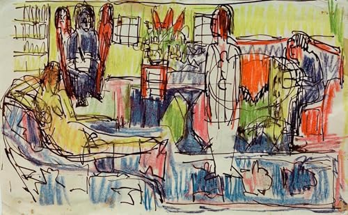 Bohème moderne poster Kirchner pour décorer un grand mur vide