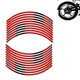 Realizzati in PVC; Applicando adesivi di vari colori, fantasie e stili, puoi dare un nuovo look ai cerchi della tua moto e creare un effetto visivo unico.