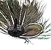 LHKJ Pinza Pelo de Pluma de Pavo Real Tocado para Novia Fiestas...