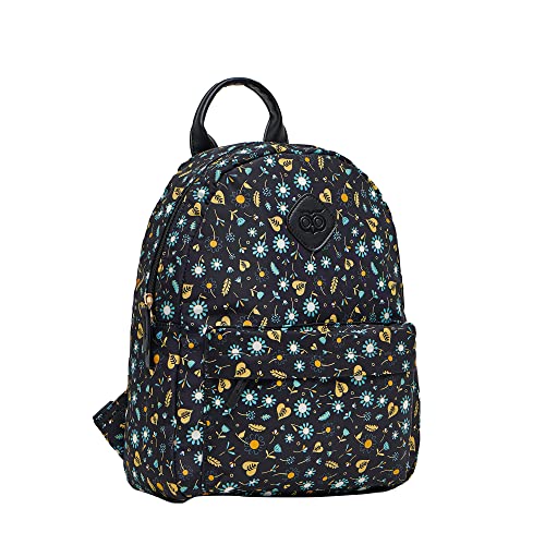 Buy Chumbak Daisy Day Women's Backpack Black at Amazon.in