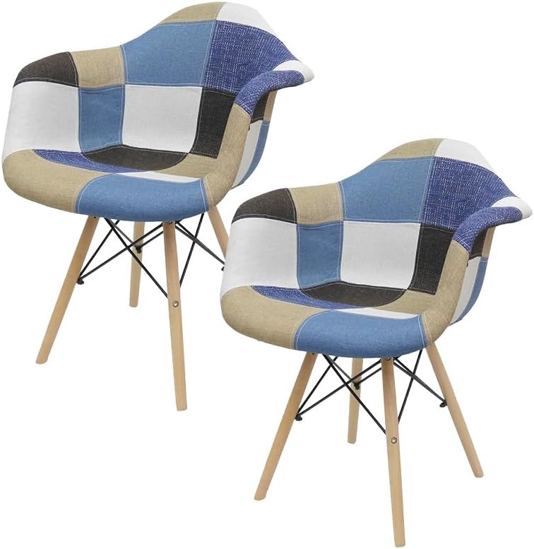 ダイニングチェア イームズ チェア パッチワーク DAW Eames アーム