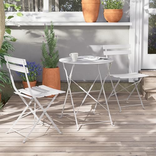 Grand patio Bistro Set 3 Stück, Gartenmöbel Set, Sitzgruppe...