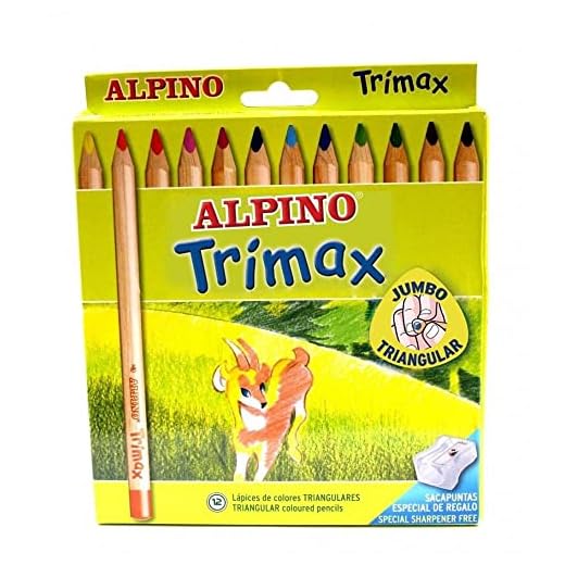 Alpino-490251 Pack de 12 lápices, Colores Surtidos, (Industrias Massats 113)