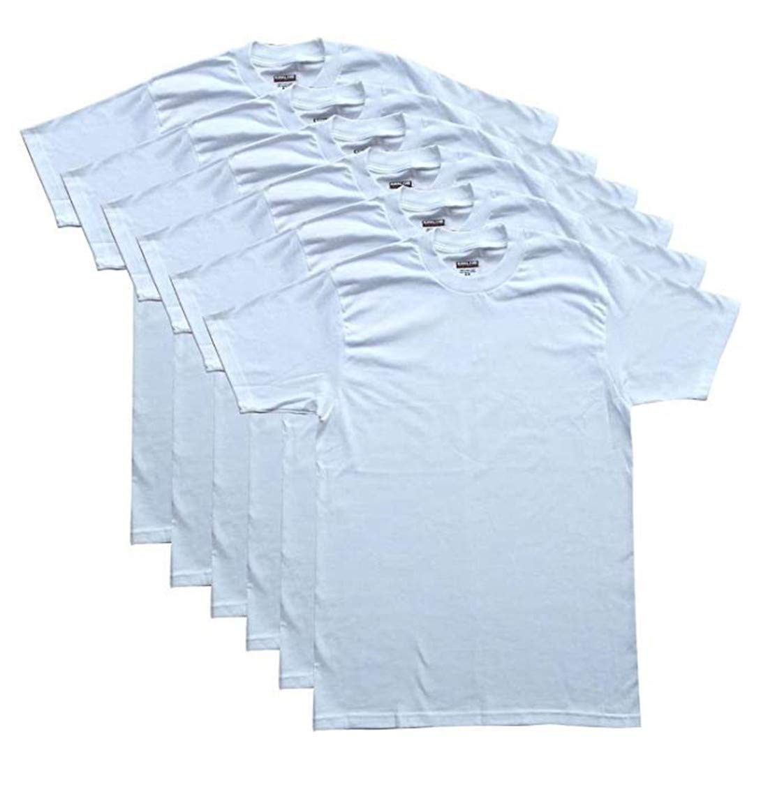 Kirkland SignatureMen's Crew Neck T-Shirts 100% Cotton (Pack of 6)