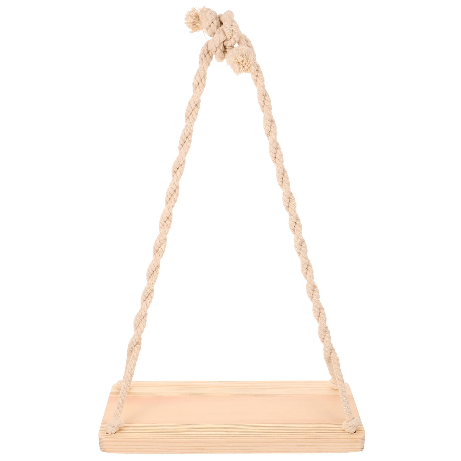 Columpio de Madera Artesanal para Fotografía y Ambientación del Hogar, Accesorio Resistente Diseño Natural Adecuado para Sesiones Fotográficas