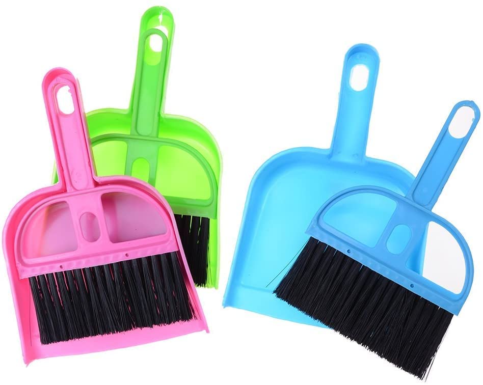 FASH Mini Cleaning Brush and Dustpan Set Desktop Sweep Broom for Computer Keyboard Desktop Car Table (Color May Vary) Set of (3) (B09XVBLD9J) Amazon Price History, Amazon Price Tracker