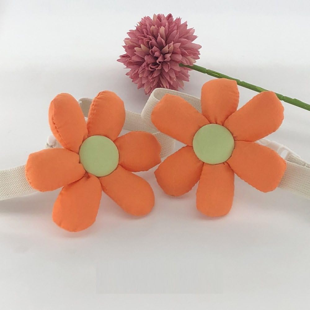 FOMIYES 2 Fermatenda, Cravatta, In Metallo, Con Fiori, Per Tende, Per