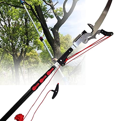 Telescopic Tree Pruners, Professional Telescopic Pole Saws Height Extendable Pruning Saw Gardening Branch Saw Loppers Cutter, Trimmer Tools for Trimming Branches and Leaves 18FT
