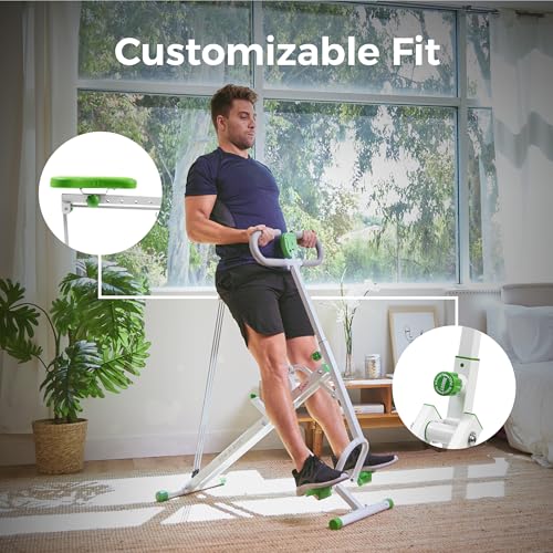 Sunny Health & FitneSunny Health & Fitness Upright Row-N-Ride® Exerciser in Green - NO. 077G - image 7
